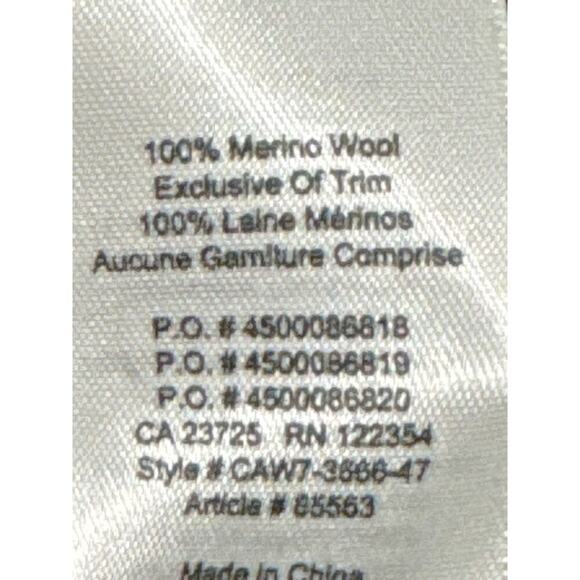 Aritzia Wilfred Lolan Sweater Small Merino Wool Cropped Knit Black - Picture 7 of 10